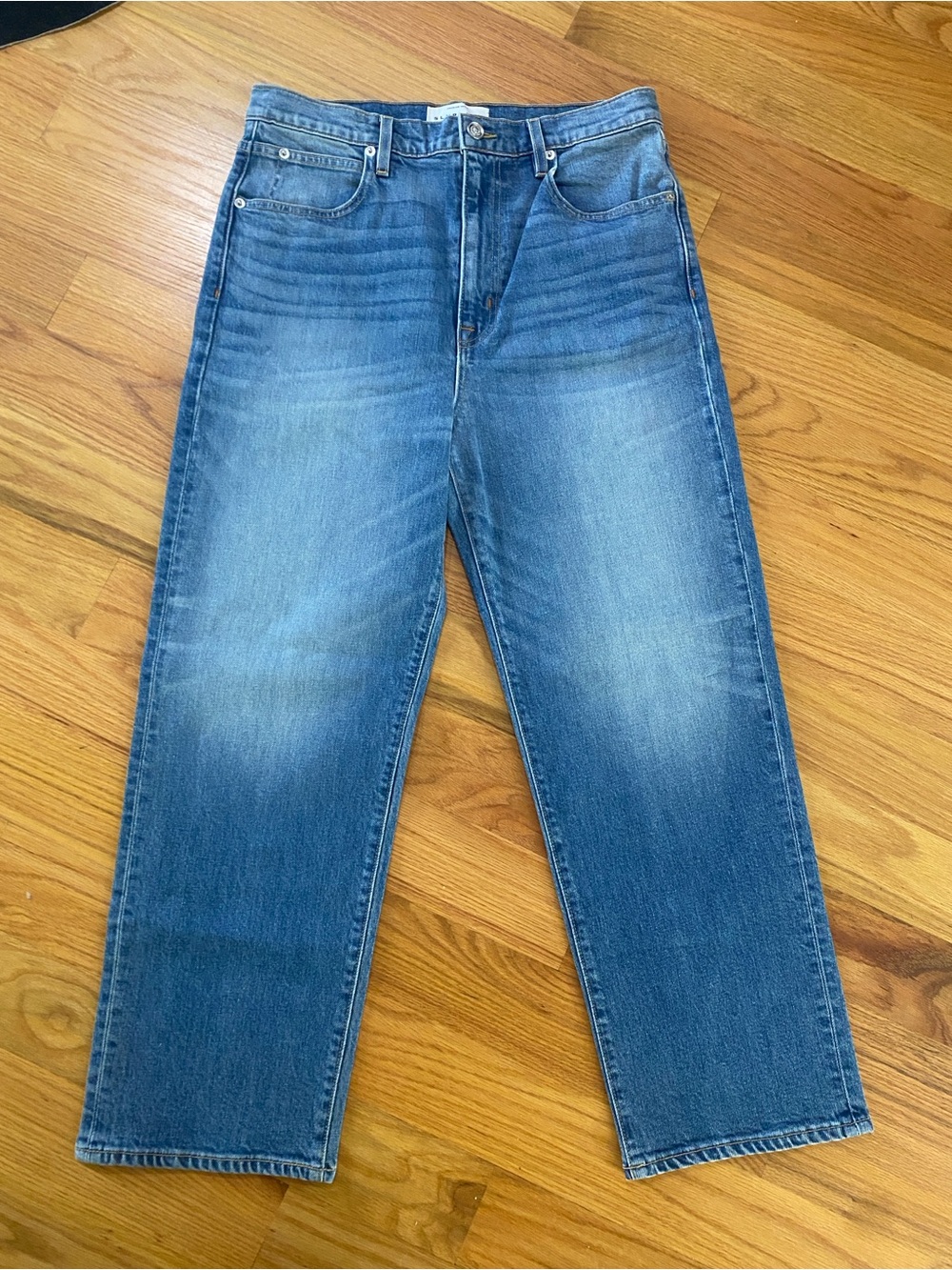 SLVRLAKE Women's Medium Blue Ankle Cropped Jeans